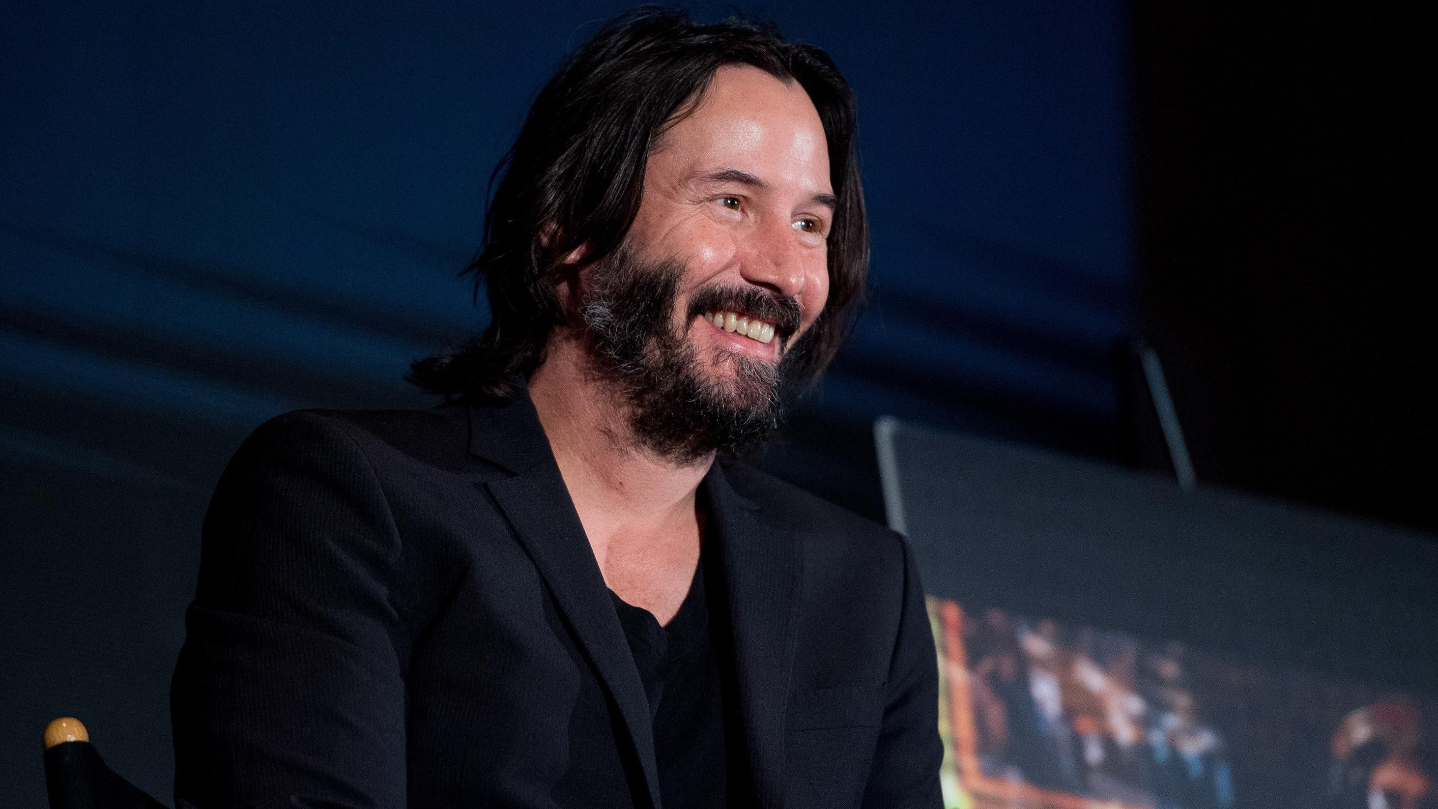 Кіану Рівз випадково потрапив на весілля американської пари: фотофакт Кіану Рівз випадково потрапив на весілля американської пари: фотофакт