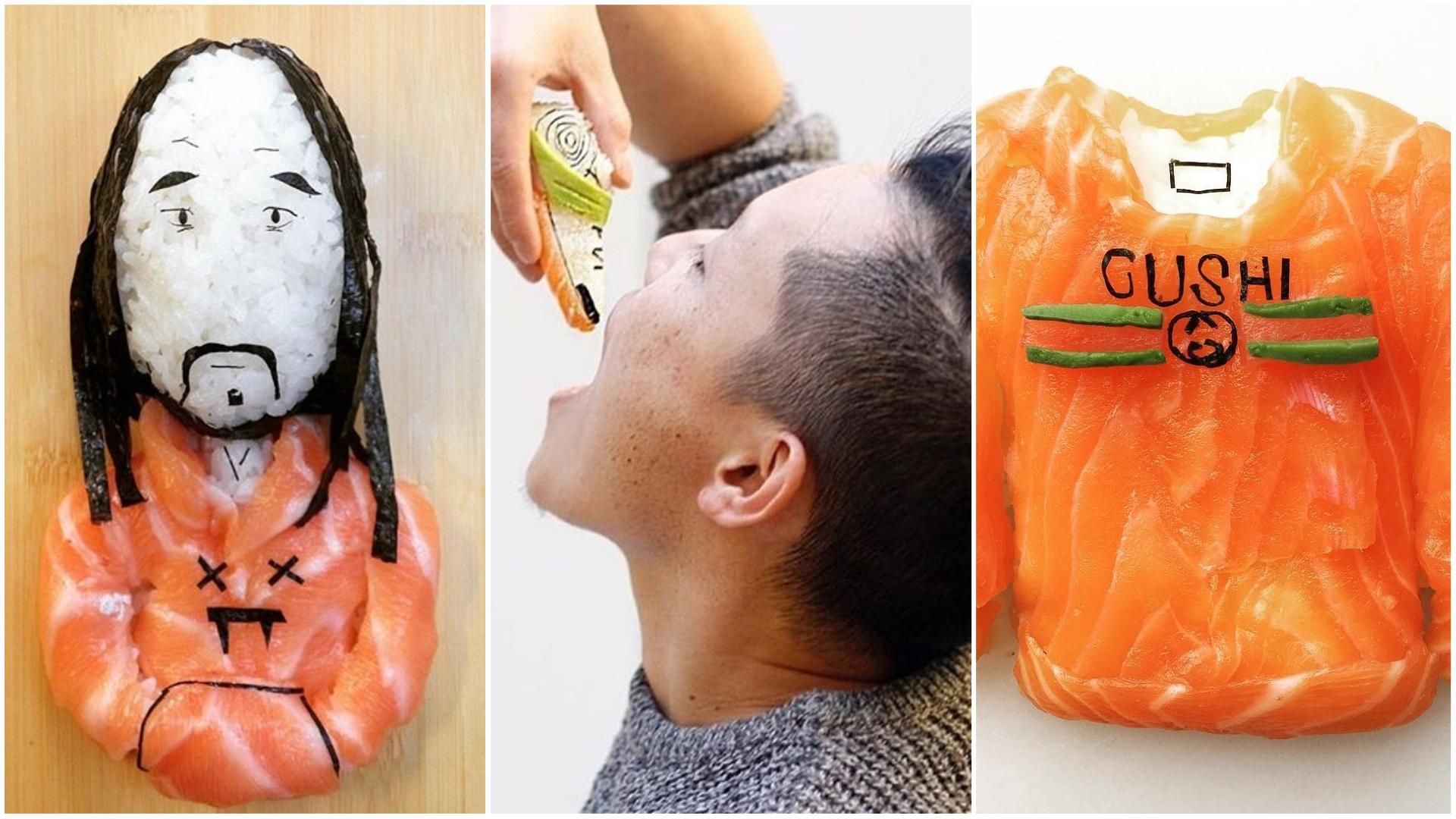 Суши-картины с Канье Уэстом, фламинго и Фридой Кало: чем поражает художник в Instagram Суши-картины с Канье Уэстом, фламинго и Фридой Кало: чем поражает художник в Instagram