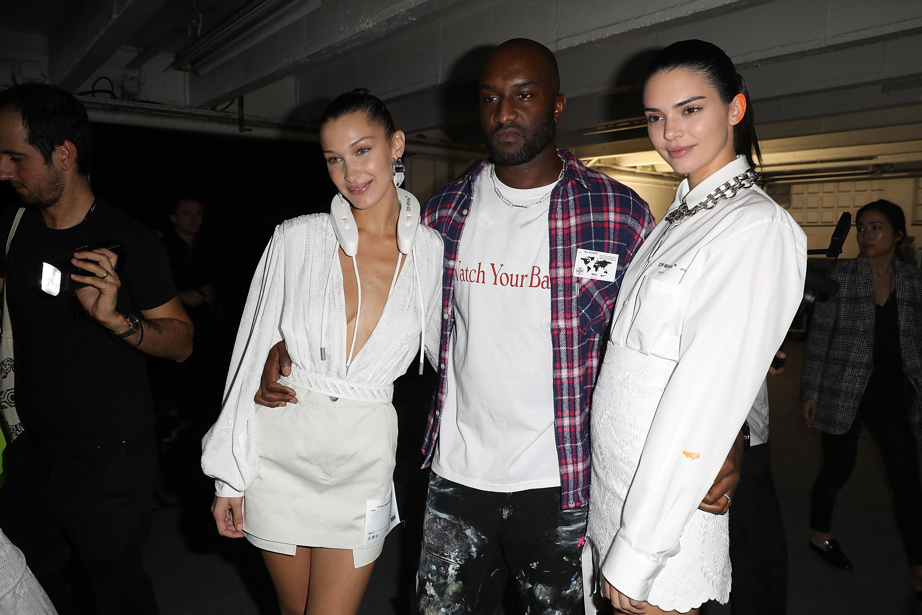 Белла Хадид и Кендалл Дженнер на показе Off-White: эффектный выход моделей