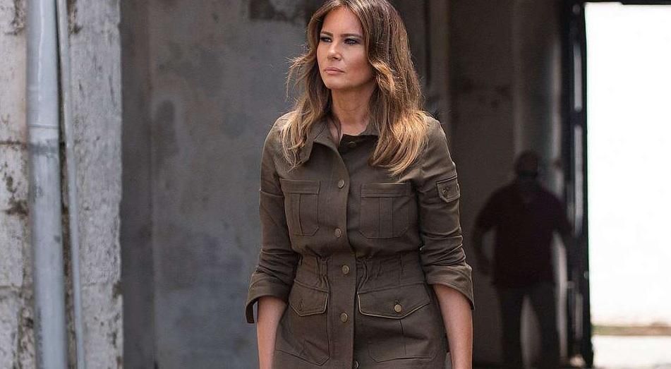 Мелания Трамп в питоновой обуви из масс-маркета прогулялась в Африке: фото Мелания Трамп в питоновой обуви из масс-маркета прогулялась в Африке: фото