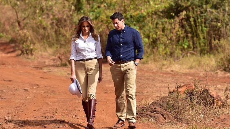 Образ Мелании Трамп сравнили с героиней известной киноленты: фото Образ Мелании Трамп сравнили с героиней известной киноленты: фото