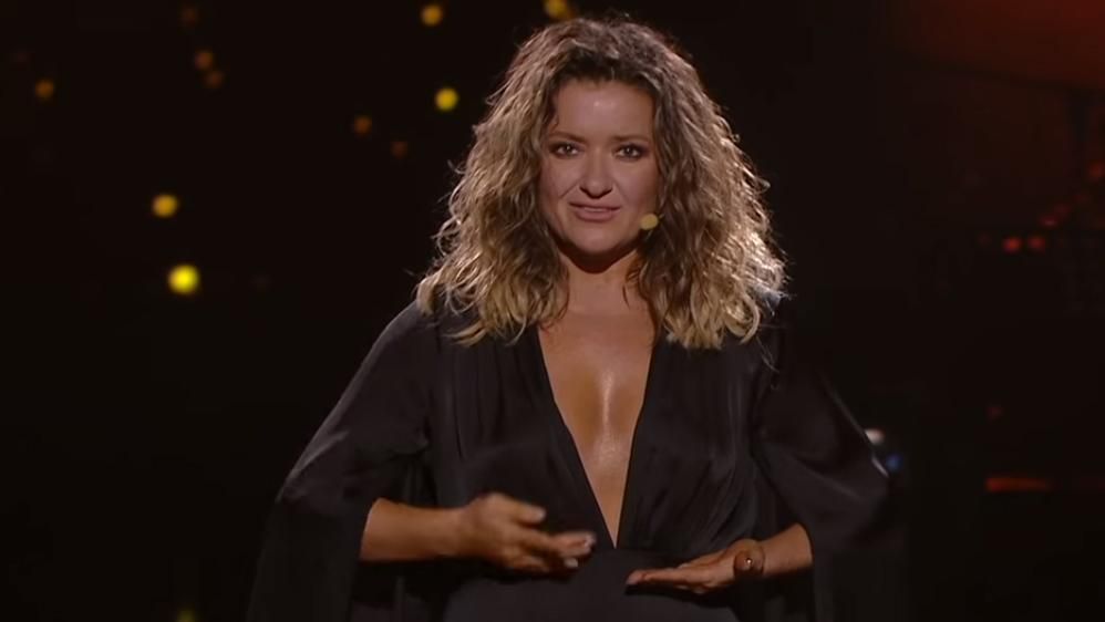 Наталія Могилевська засвітила глибоке декольте на "Танцях з зірками": фото Наталія Могилевська засвітила глибоке декольте на "Танцях з зірками": фото