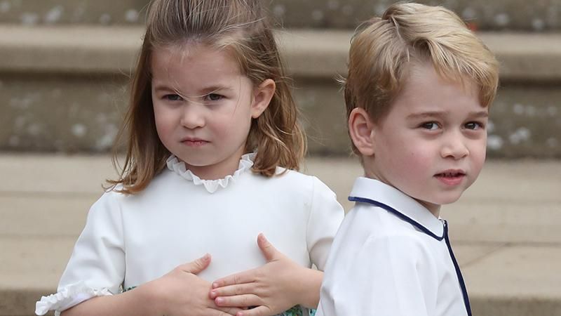 Принц Джордж і принцеса Шарлотта стали маленькими зірками на королівському весіллі