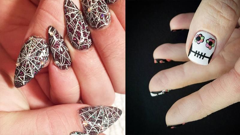 Маникюр на Хэллоуин 2018: идеи маникюра в фото Маникюр на Хэллоуин 2018: идеи маникюра в фото