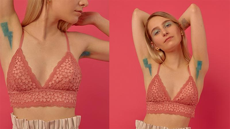 Окрашивание волос под мышками: как выглядит бьюти-тренд из Instagram