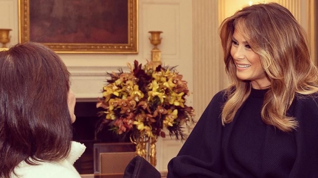 Мелания Трамп сделала приятный сюрприз посетителям Белого дома Мелания Трамп сделала приятный сюрприз посетителям Белого дома