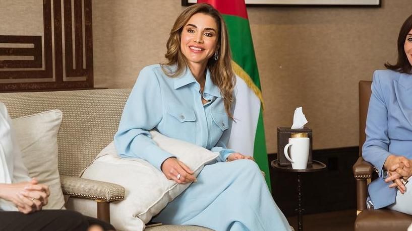 Королева Иордании надела костюм украинского бренда: фотофакт