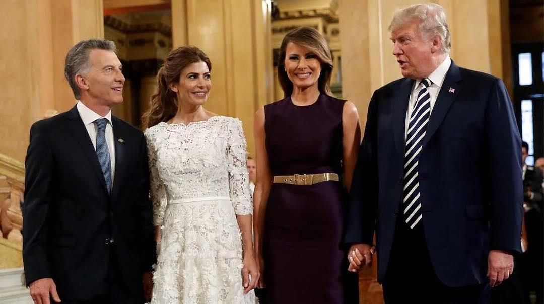 Другий вихід першої леді США: Меланія Трамп в елегантній сукні в Аргентині
