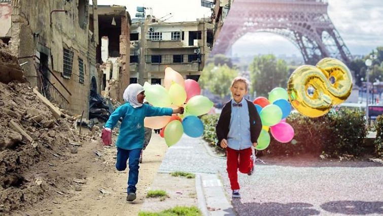 Мир жестоких контрастов: фотоколлажи, которые заставят вас задуматься Мир жестоких контрастов: фотоколлажи, которые заставят вас задуматься