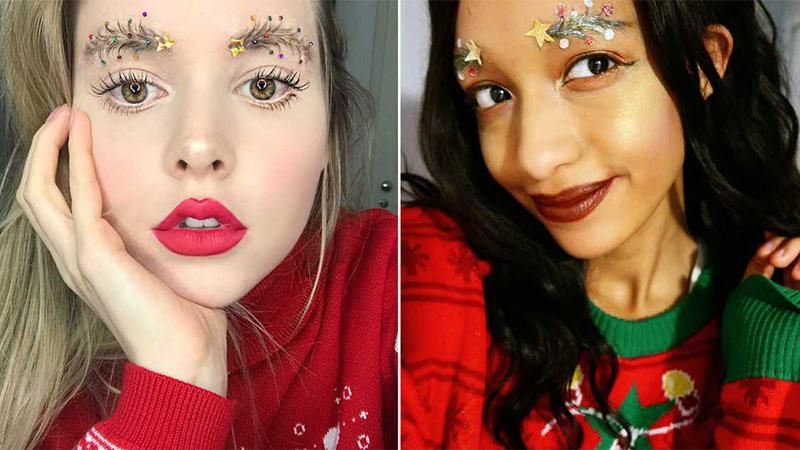 Різдвяний тренд: мережу заполонили знімки з новорічним декором для брів Різдвяний тренд: мережу заполонили знімки з новорічним декором для брів