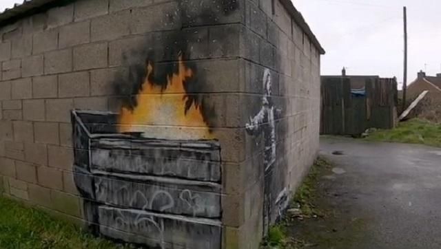 Вуличний художник Бенксі створив новий шедевр: фото та відео Вуличний художник Бенксі створив новий шедевр: фото та відео