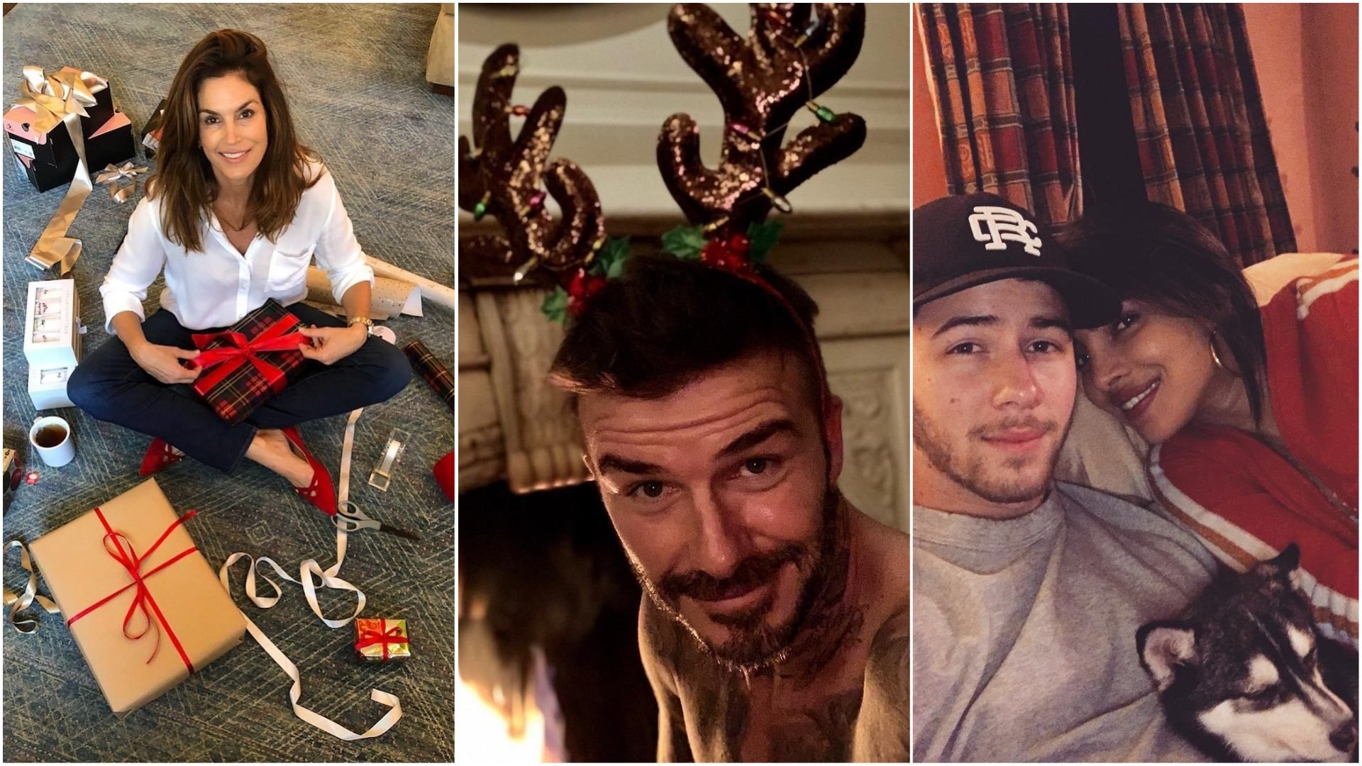 Как знаменитости провели вечер перед Рождеством: трогательные фото и видео