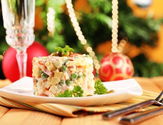 Рецепт Оливье - классический рецепт с мясом, как приготовить салат Оливье Рецепт Оливье - классический рецепт с мясом, как приготовить салат Оливье