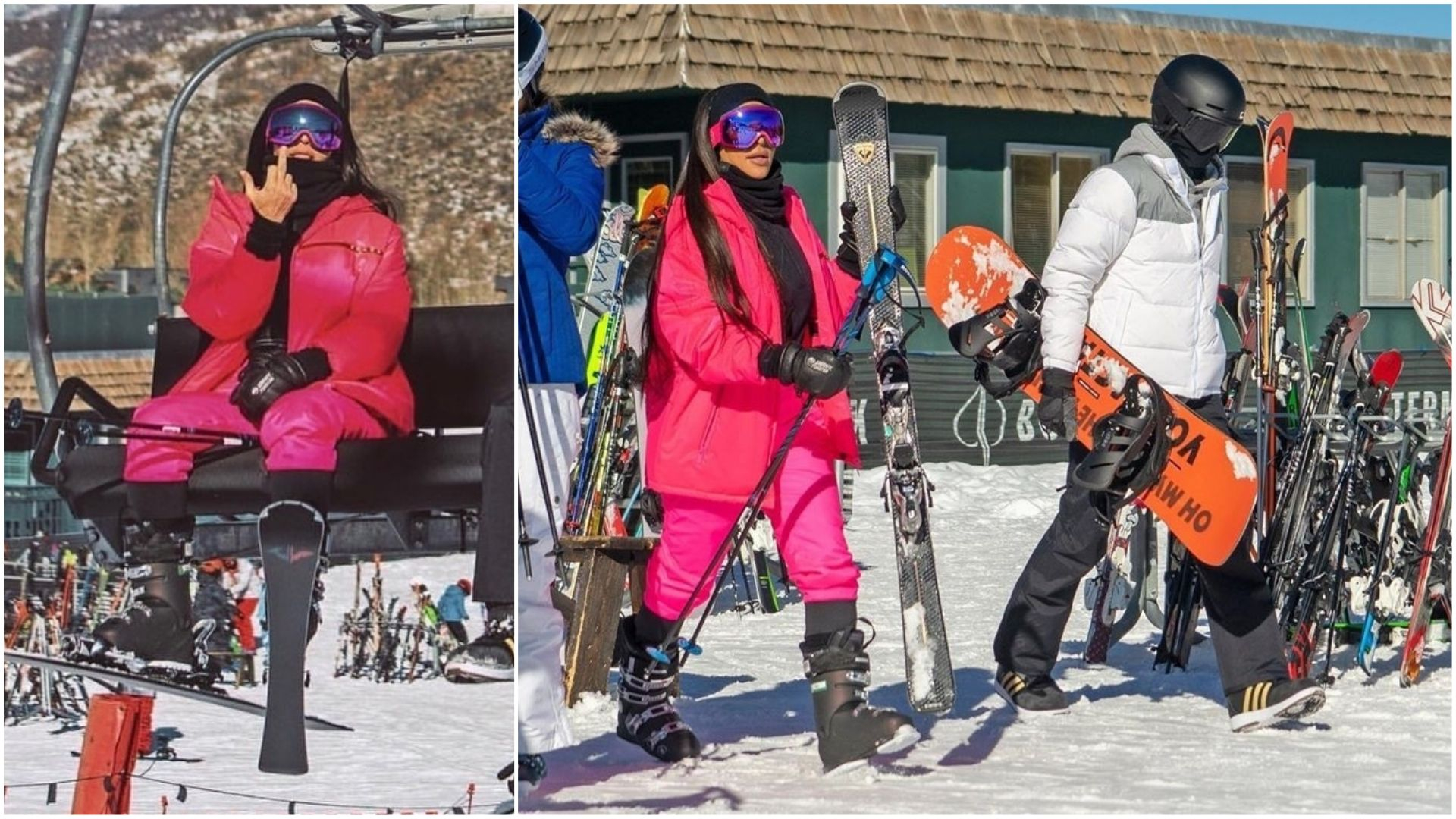 Ким Кардашян и Кендалл Дженнер показали брутальный жест папарацци: детали