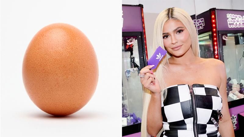 Куряче яйце "переплюнуло" Кайлі Дженнер: чому зірка втратила рекорд в Instagram