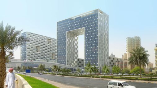 Ворота в затоку: українське бюро представило проект неординарної будівлі в Кувейті