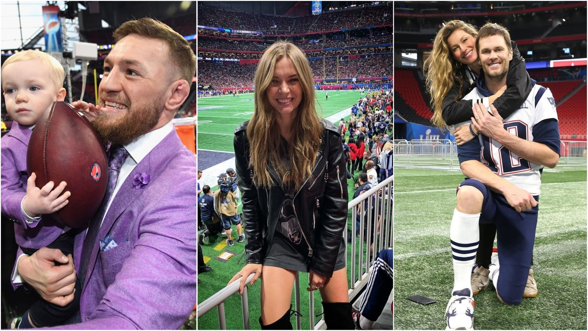 Жизель Бюндхен, Жосефин Скривер, Конор Мак-Грегор и другие звезды на Super Bowl-2019: яркие фото