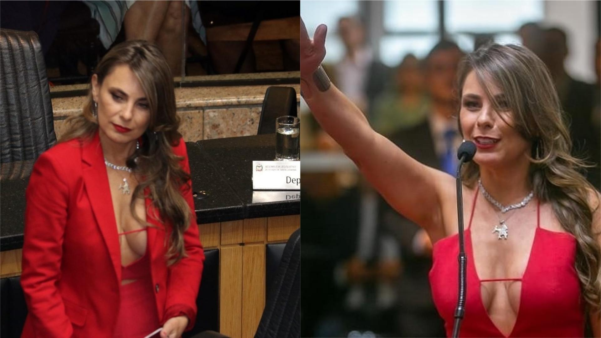 Бразильский политик шокировала сексуальным нарядом на официальном мероприятии: фото