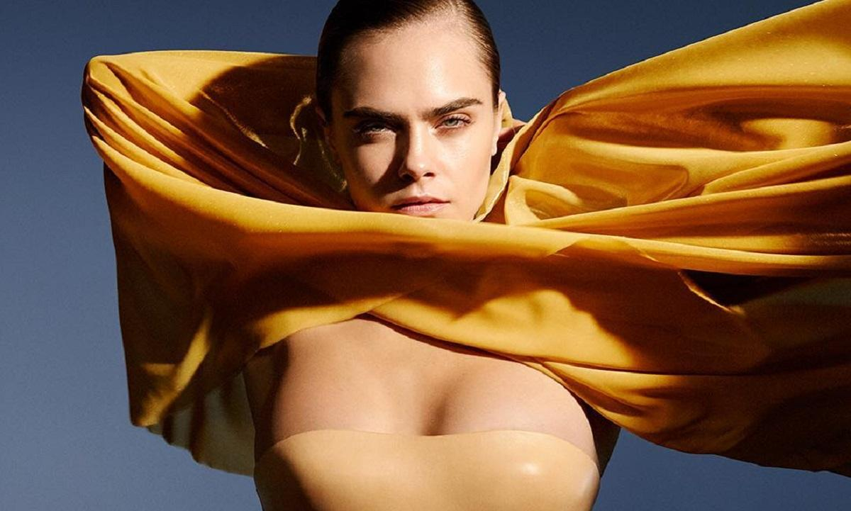 Эффектная Кара Делевинь снялась для рекламы Balmain: фото и видео