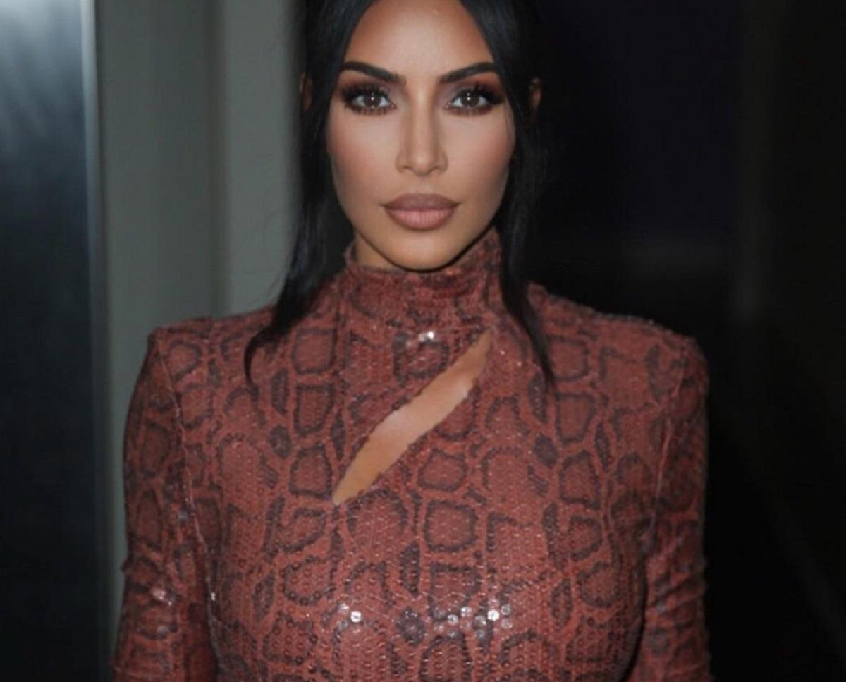 Вся в змеином: Ким Кардашян показала соблазнительный образ