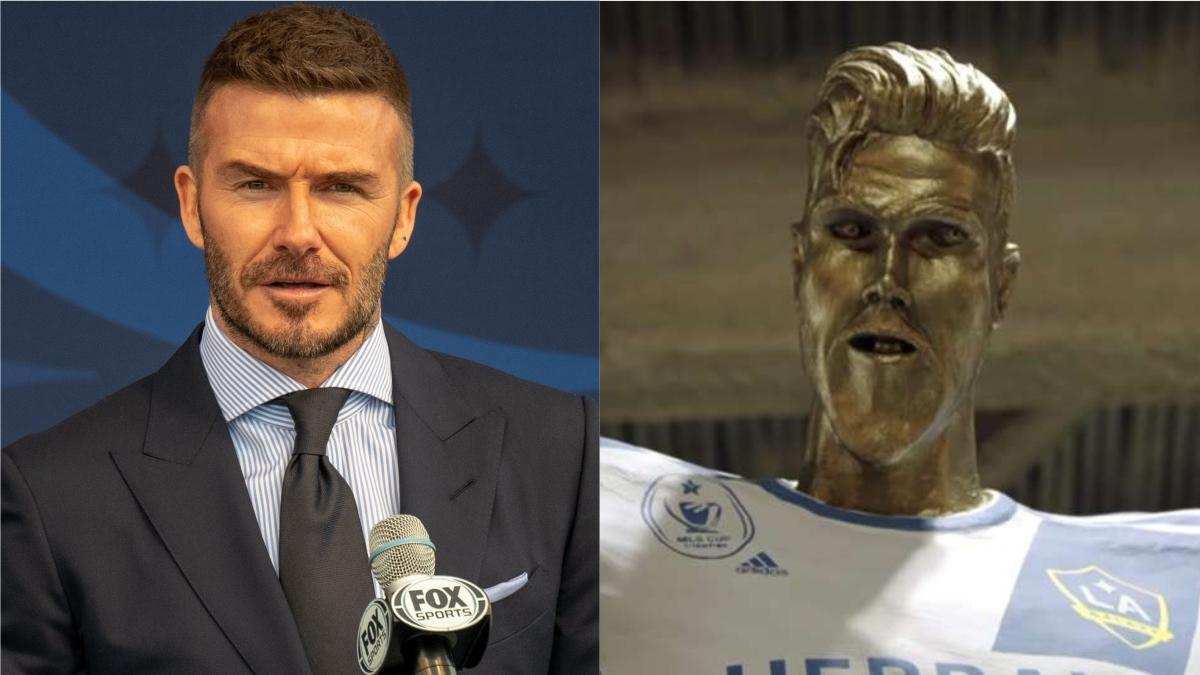 Дэвиду Бекхэму показали его непривлекательный памятник: курьезная реакция футболиста – видео