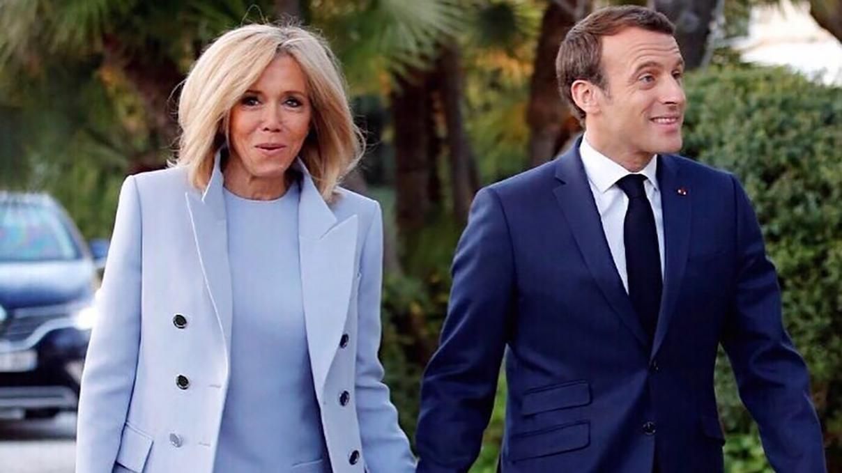 Бріджит Макрон вразила стильним блакитним total look Бріджит Макрон вразила стильним блакитним total look