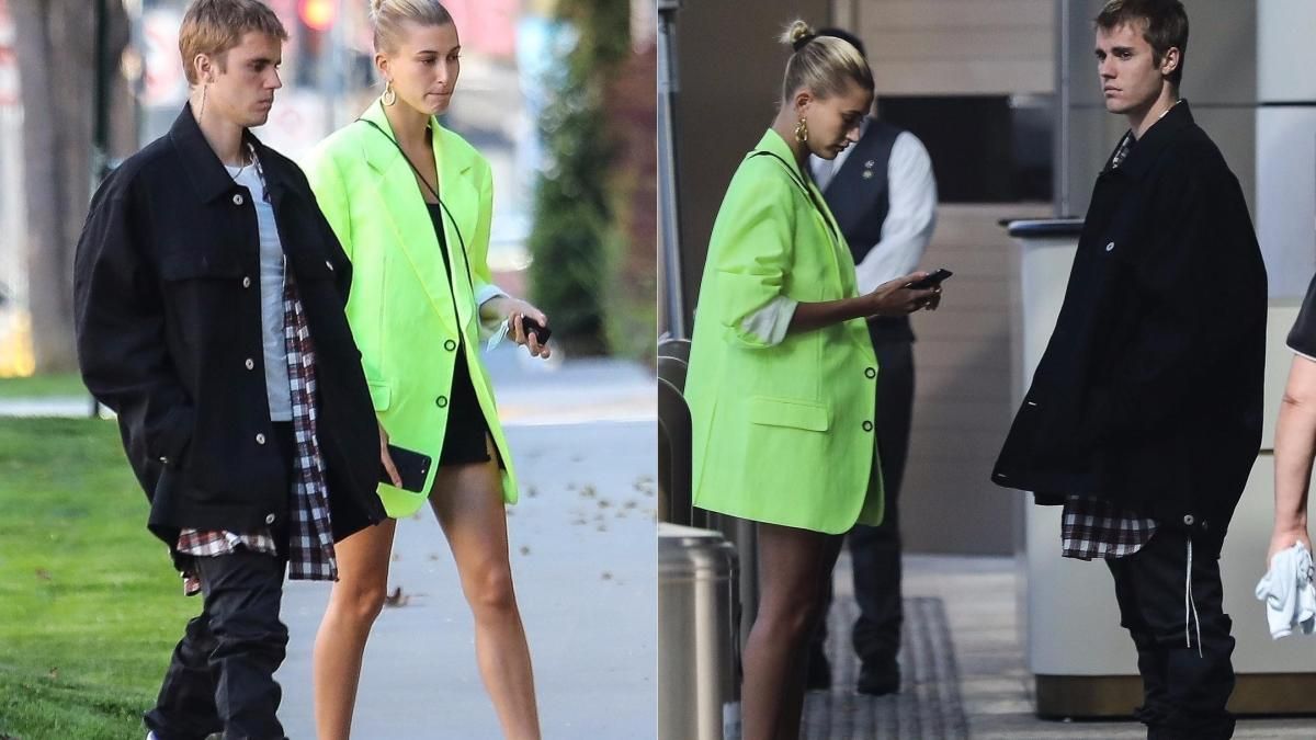 З чим носити неоновий жакет: стильна ідея від дружини Джастіна Бібера З чим носити неоновий жакет: стильна ідея від дружини Джастіна Бібера