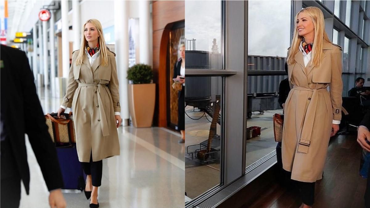 Як носити класичний тренч: стильний приклад Іванки Трамп Як носити класичний тренч: стильний приклад Іванки Трамп