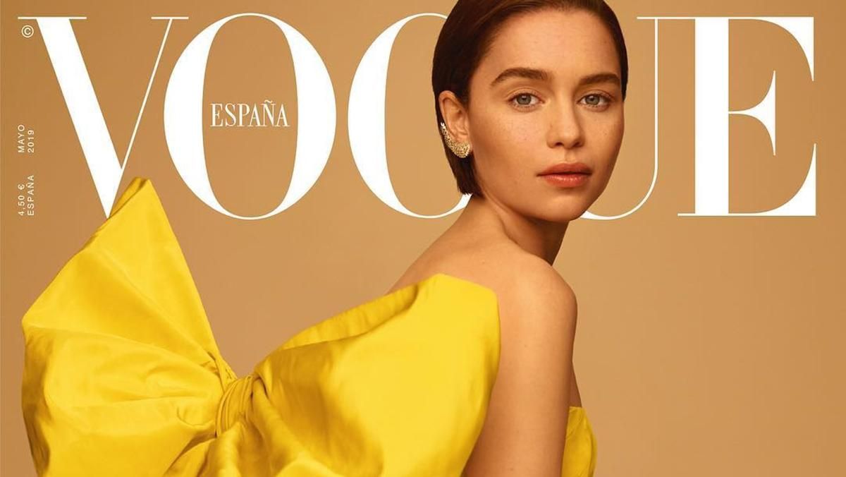 "Мать драконов" в желтом: роскошные фото Эмилии Кларк для испанского Vogue "Мать драконов" в желтом: роскошные фото Эмилии Кларк для испанского Vogue
