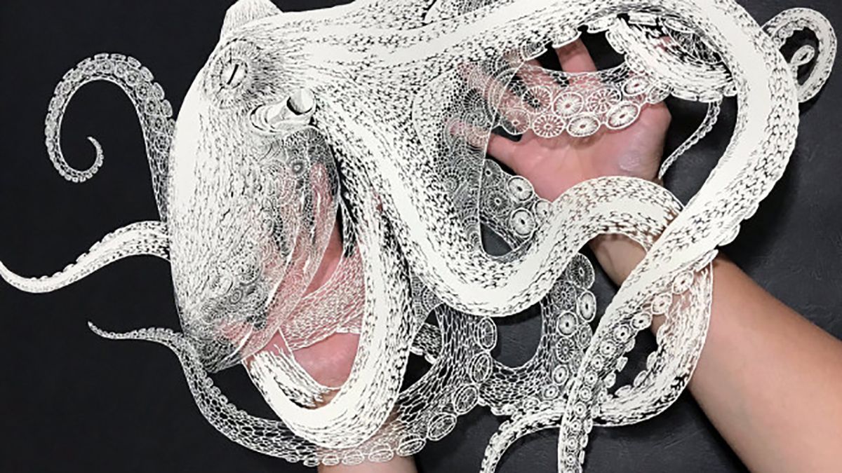 Мисткиня зробила справжній шедевр з одного аркушу паперу: яскраві фото Мисткиня зробила справжній шедевр з одного аркушу паперу: яскраві фото