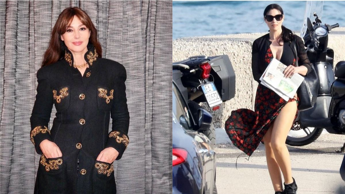 Моника Беллуччи случайно обнажила ноги в платье с разрезом: пикантные фото