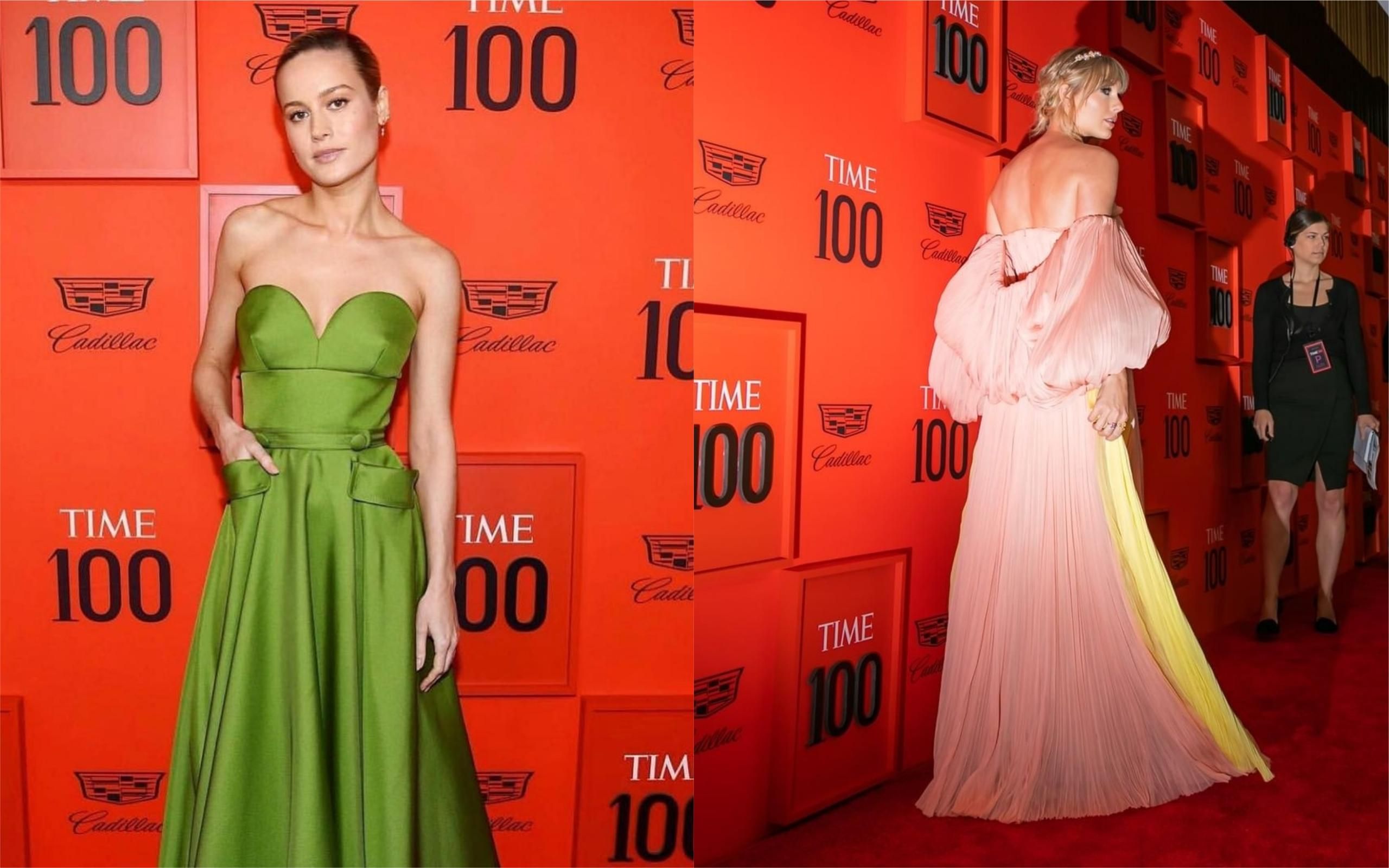 Тейлор Свифт, Бри Ларсон и другие звезды стали гостями гала-вечера Time: фото роскошных платьев