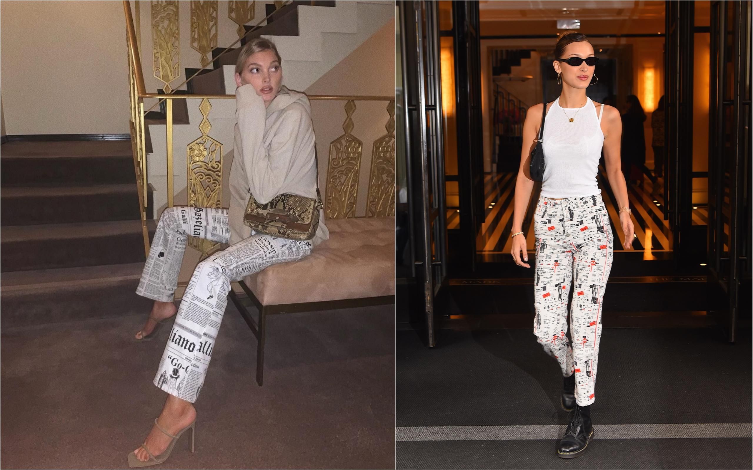 Новий тренд – газетний принт: "ангели" Victoria's Secret здивували своїми виходами Новий тренд – газетний принт: "ангели" Victoria's Secret здивували своїми виходами