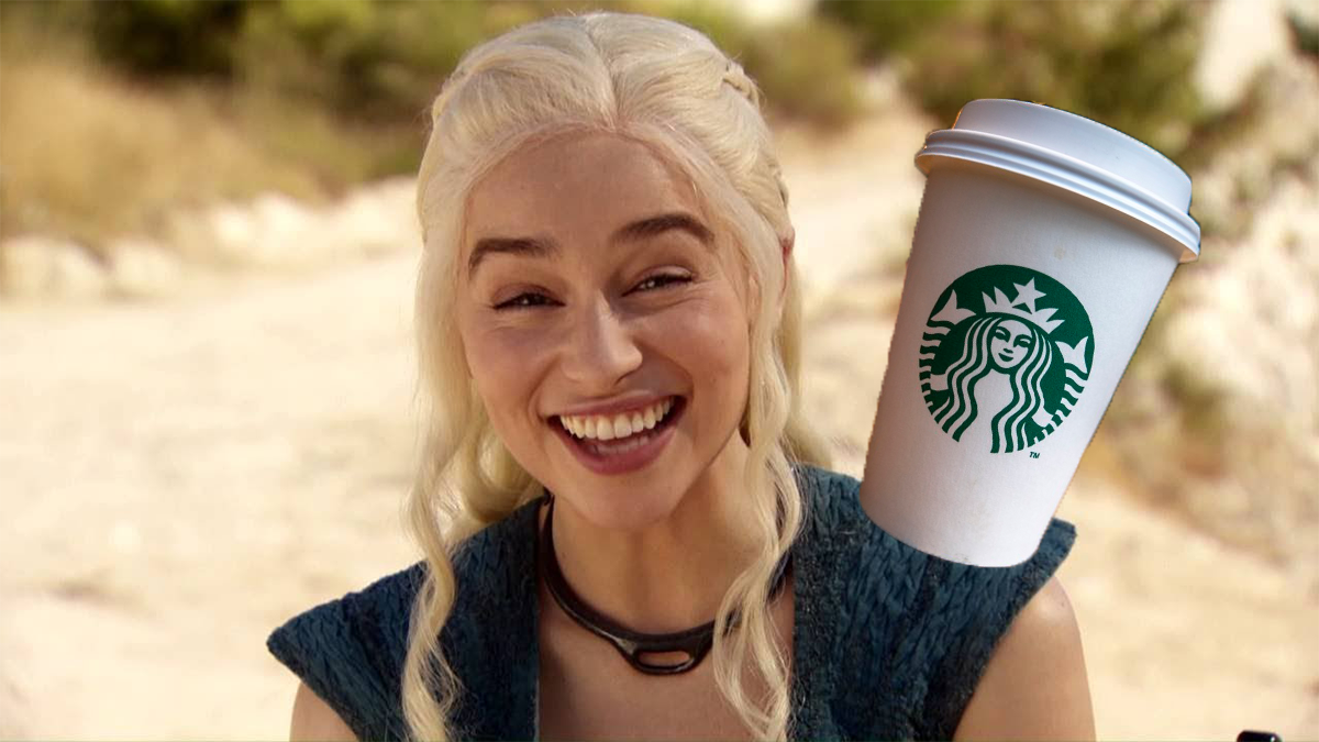 Мать драконов и любительница кофе из Starbucks: в сети нашли киноляп в "Игре престолов"