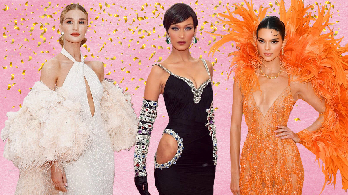 "Ангелы" Victoria's Secret удивили нарядами на Met Gala 2019: метровые шлейфы, латекс и декольте