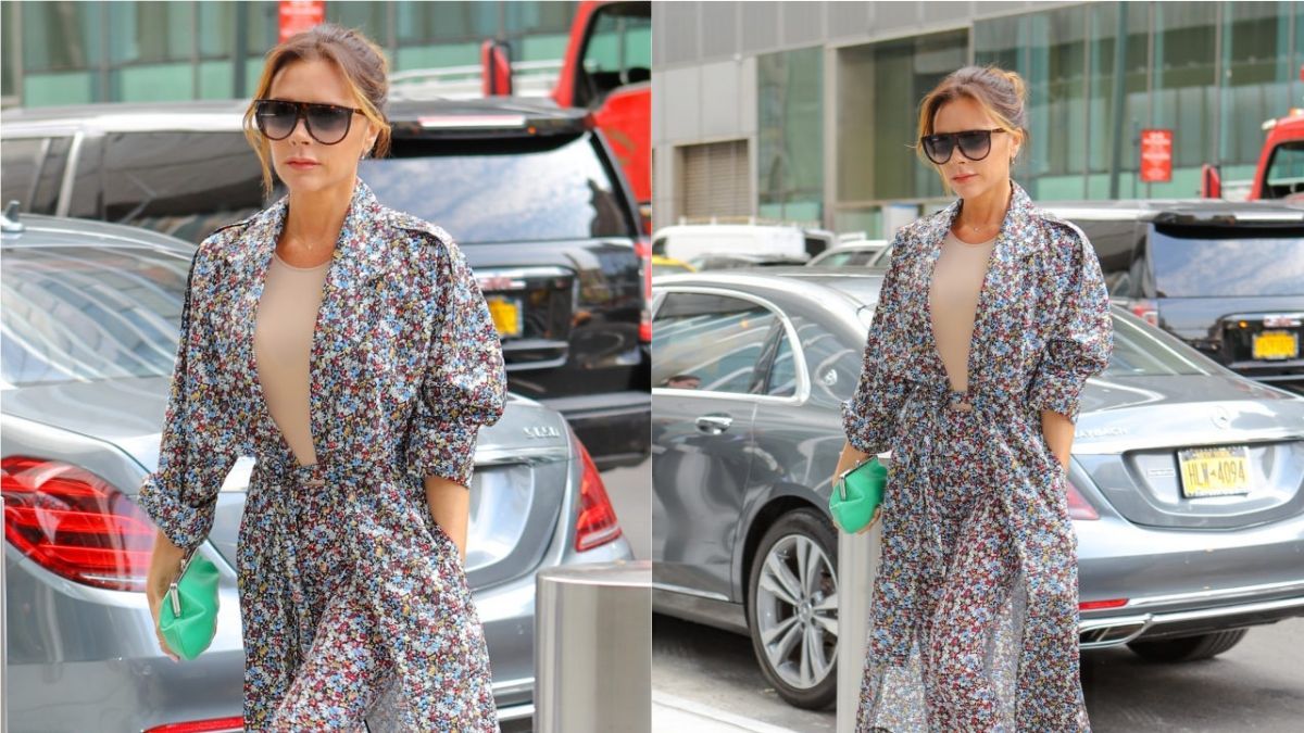 С цветочным принтом: Виктория Бекхэм показала летний образ С цветочным принтом: Виктория Бекхэм показала летний образ