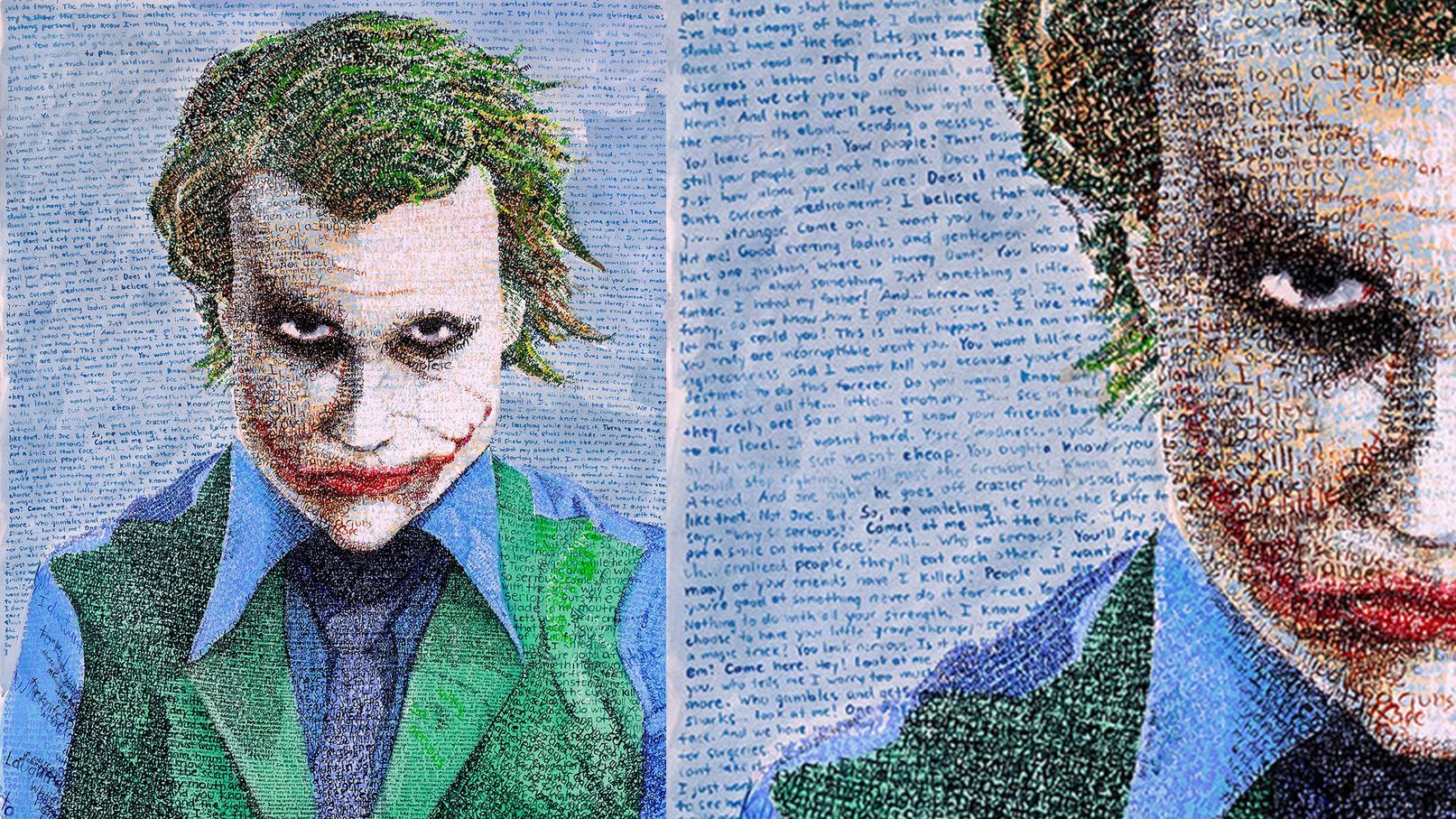 Художник пише унікальні портрети з тисячі літер: вражаючі фото Художник пише унікальні портрети з тисячі літер: вражаючі фото