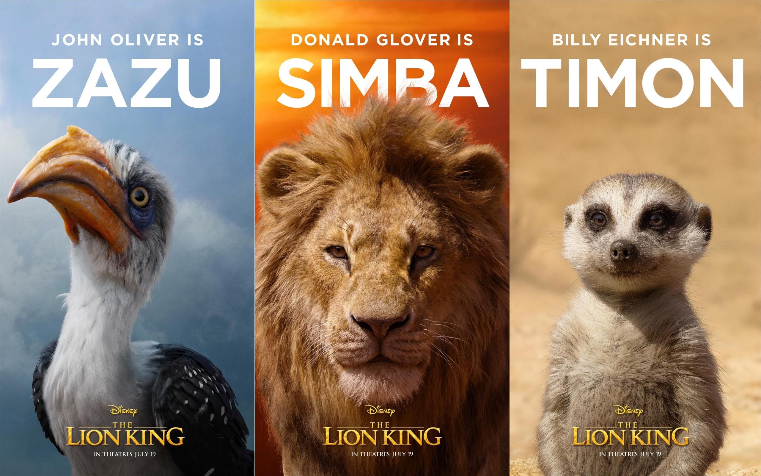 Создатели обновленного "Короля Льва" опубликовали роскошные постеры мультфильма