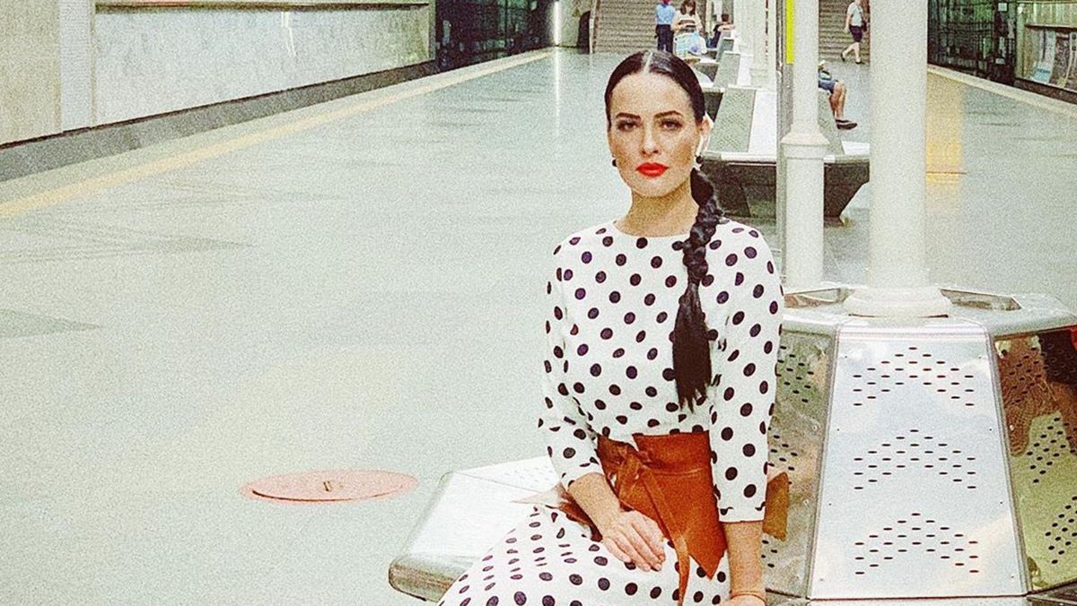 Даша Астафьева засветилась в киевском метро: фото импровизированной съемки