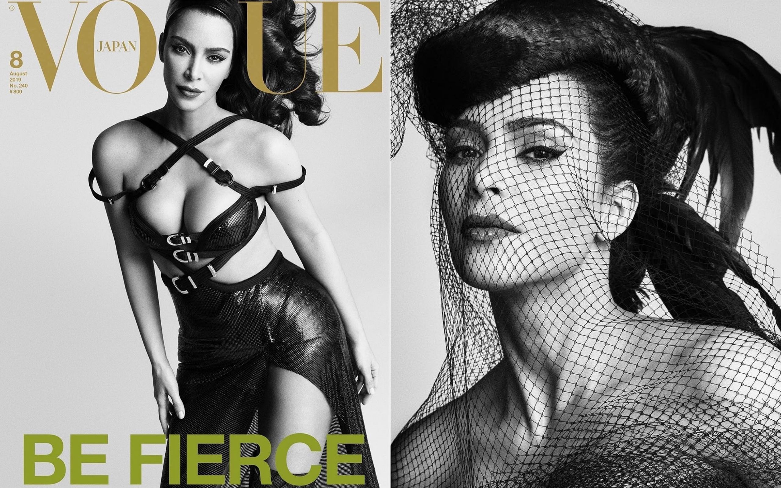 Епатажна діва і природжена аристократка: Кім Кардашян вдруге знялася для обкладинки Vogue