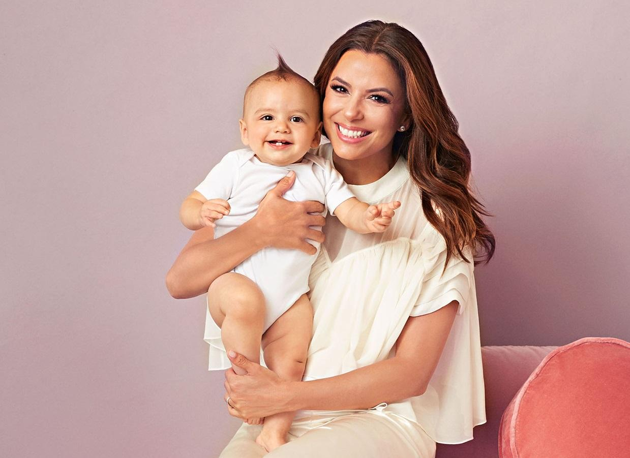 Ева Лонгория снялась для обложки журнала Parents с годовалым сыном: фото