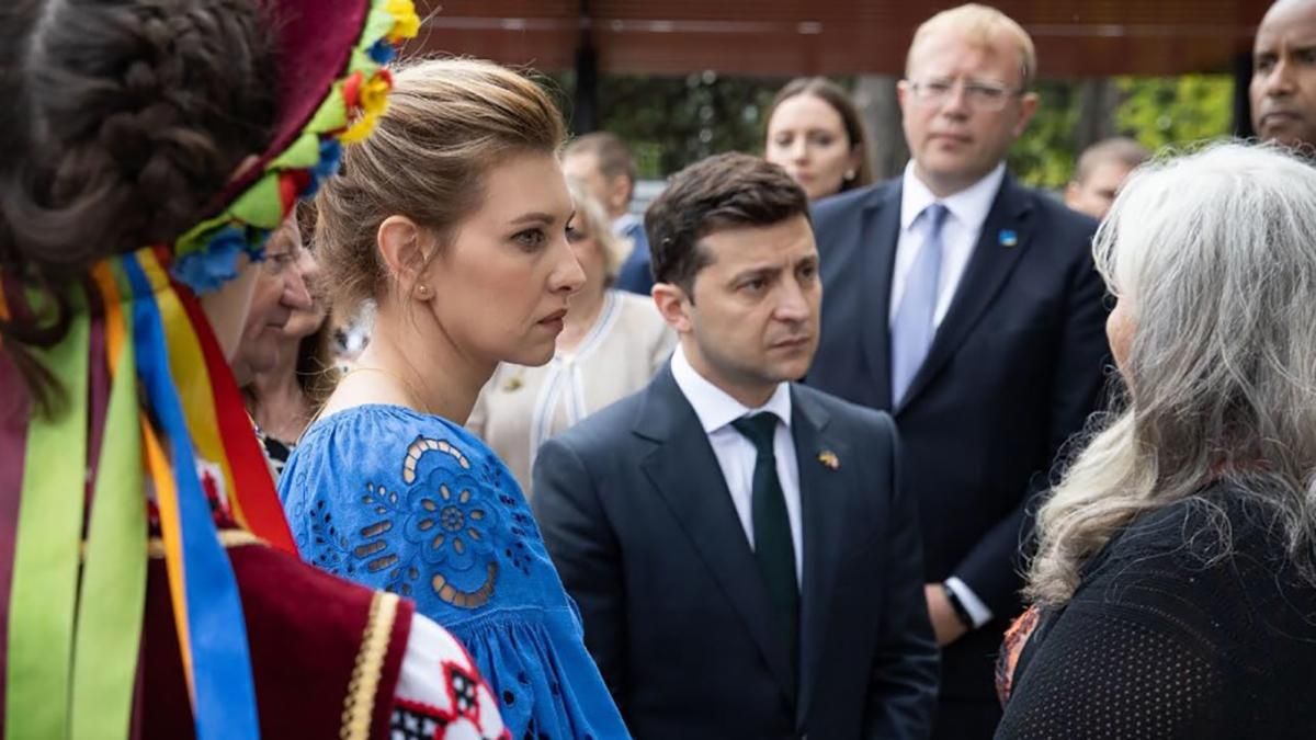 Яку сукню Олена Зеленська вибрала для вшанування жертв Голодомору: промовисті фото