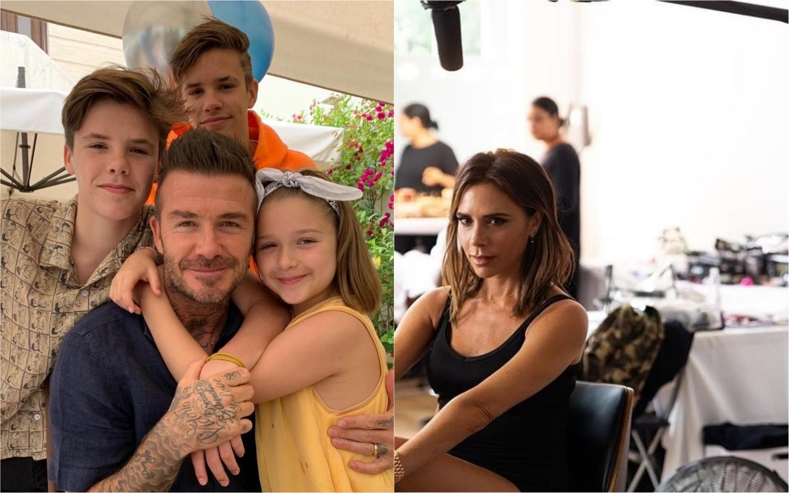 Виктория и Дэвид Бекхэм показали, как проводят каникулы в Майами вместе с детьми: яркие фото