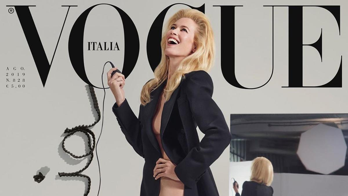 48-летняя Клаудия Шиффер полностью обнажилась для глянца: фото 18+