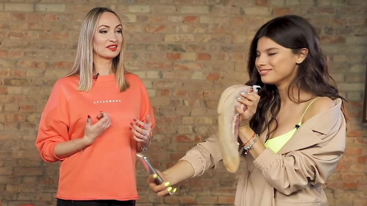 Селфи с языком быка и шампанское из туфли: какие испытания прошла Мишель Андраде