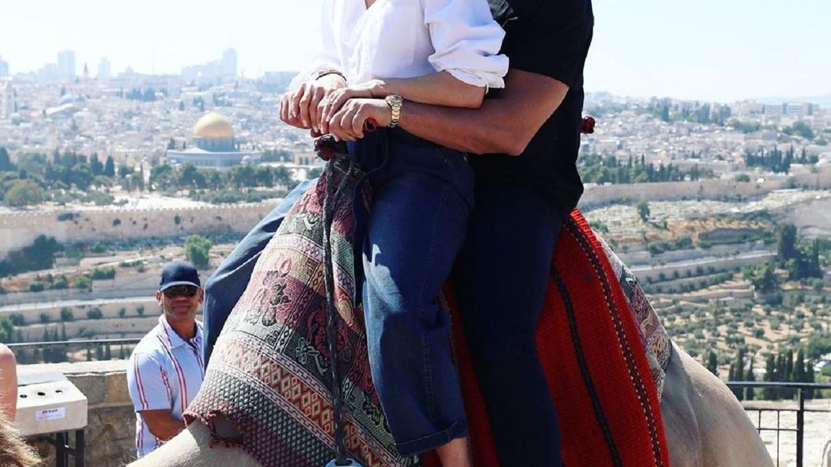 Дженнифер Лопес устроила отдых с Алексом Родригесом в Израиле: яркие фото