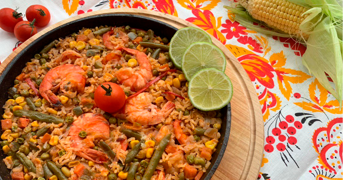 Рис с морепродуктами – пошаговый рецепт