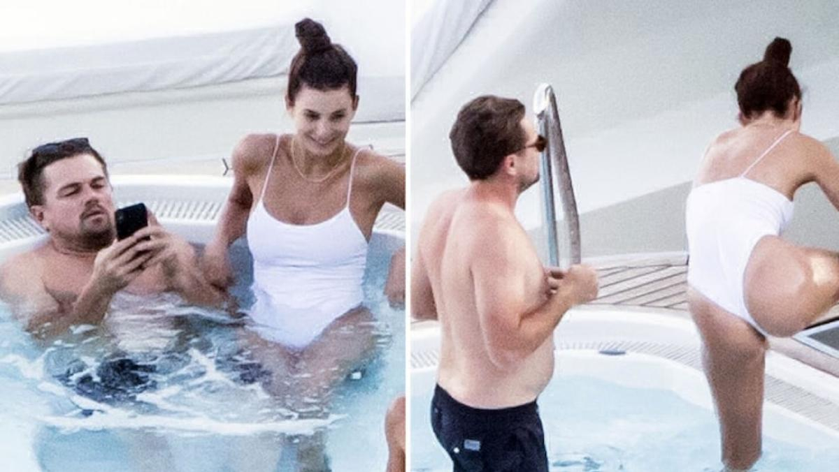 Леонардо Ди Каприо засветил пивной животик на отдыхе с вдвое младшей возлюбленной