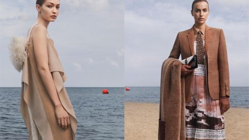 Взрывное комбо на пороге осени: модели Ирина Шейк и Джиджи Хадид снялись в рекламе для Burberry