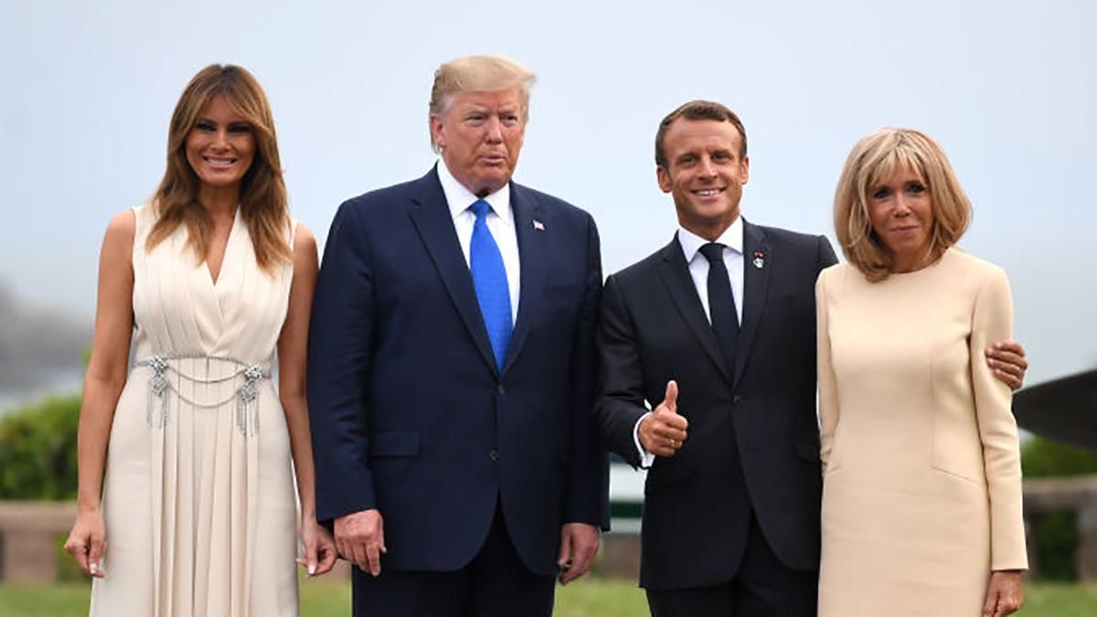 У розкішній сукні Gucci: Меланія Трамп приголомшила вбранням у Франції